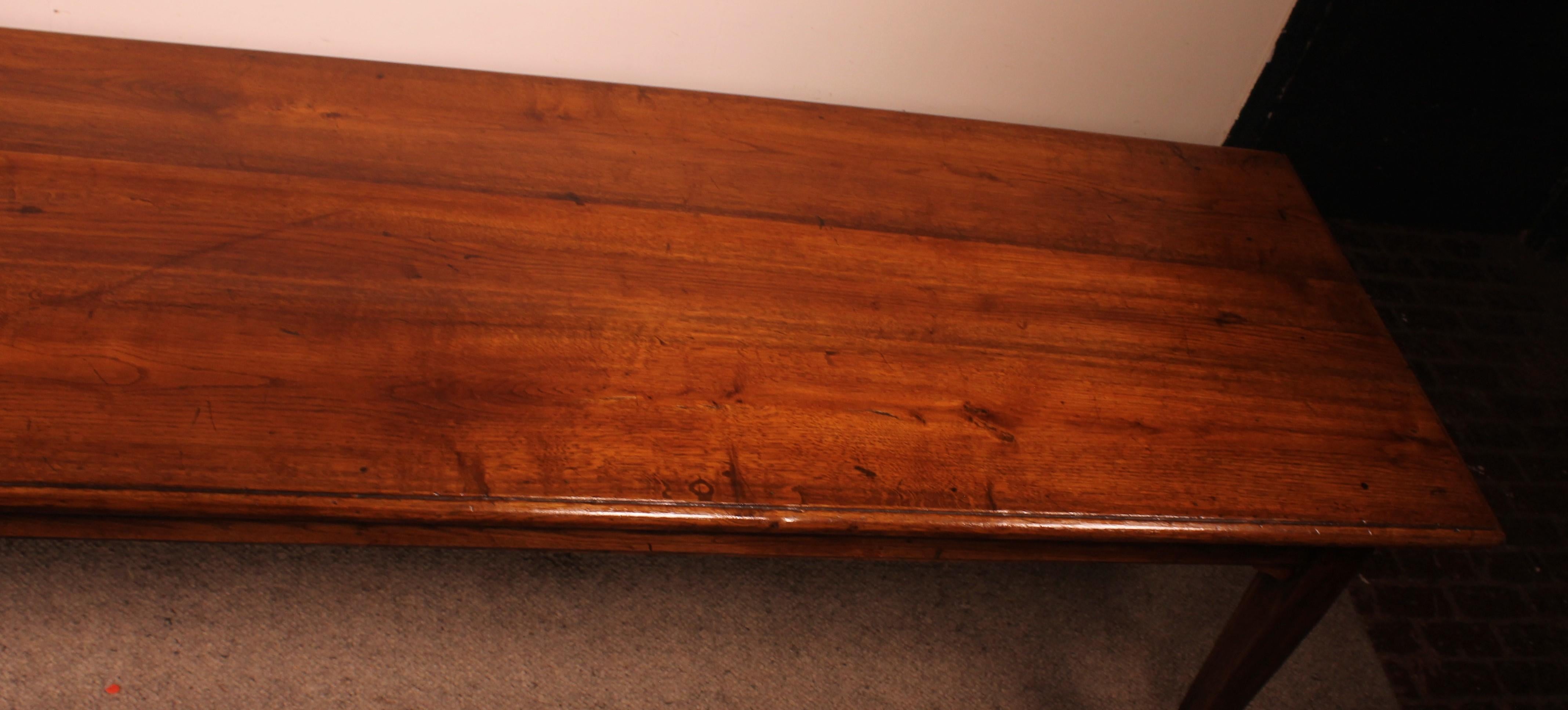 Refectory Table of Oak - 19th Century For Sale 5