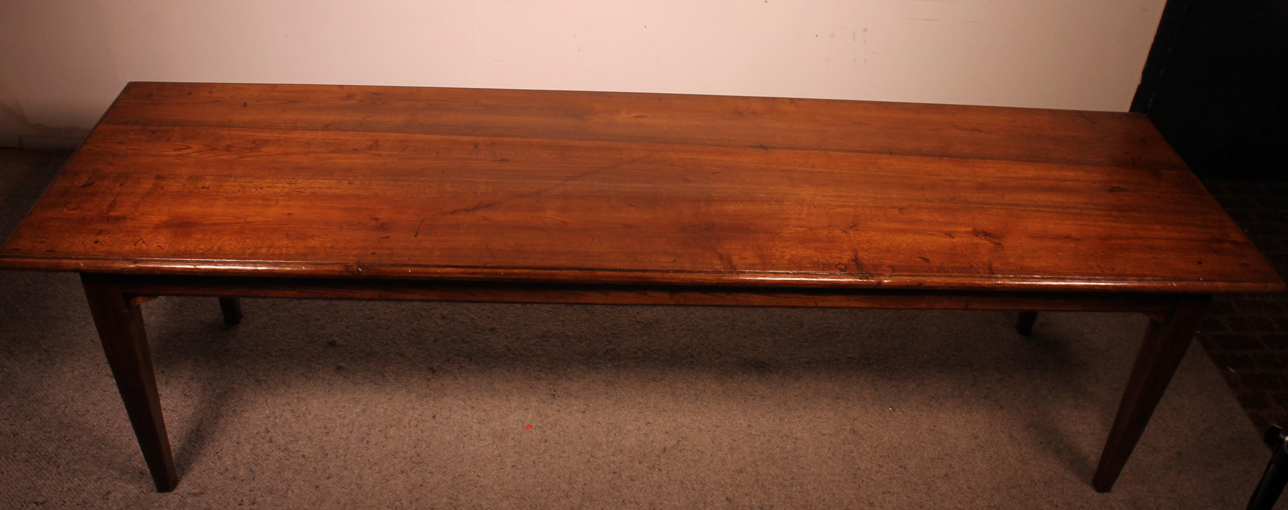 Refectory Table of Oak - 19th Century For Sale 6