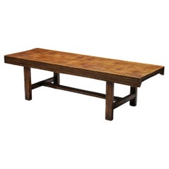 Refectory Wooden Dining Table, Rustic, France, 19th Century