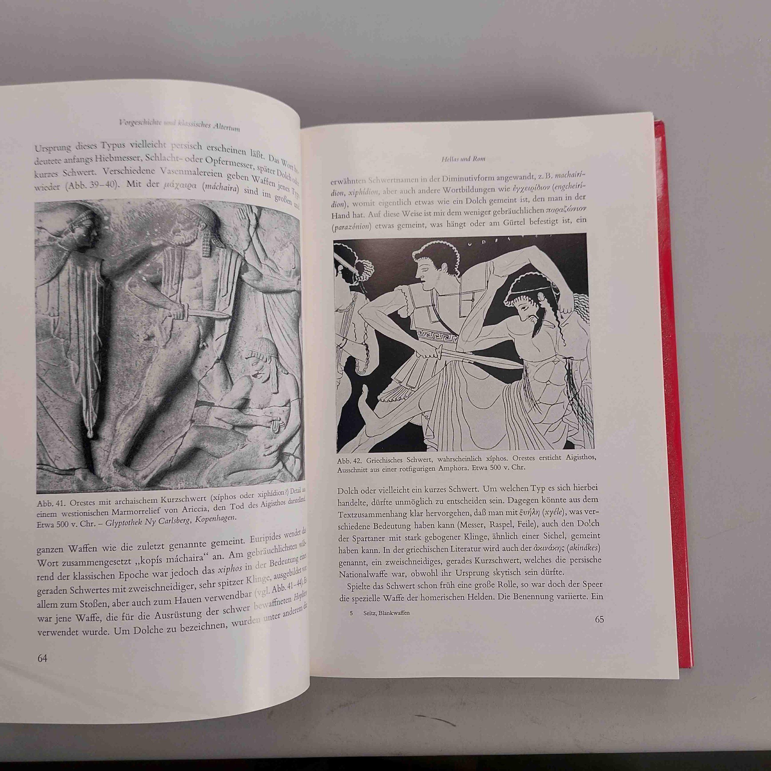 20ième siècle Livre de référence Antiques - Armes et épées - Seitz - Blankwaffen 1, 1968 en vente
