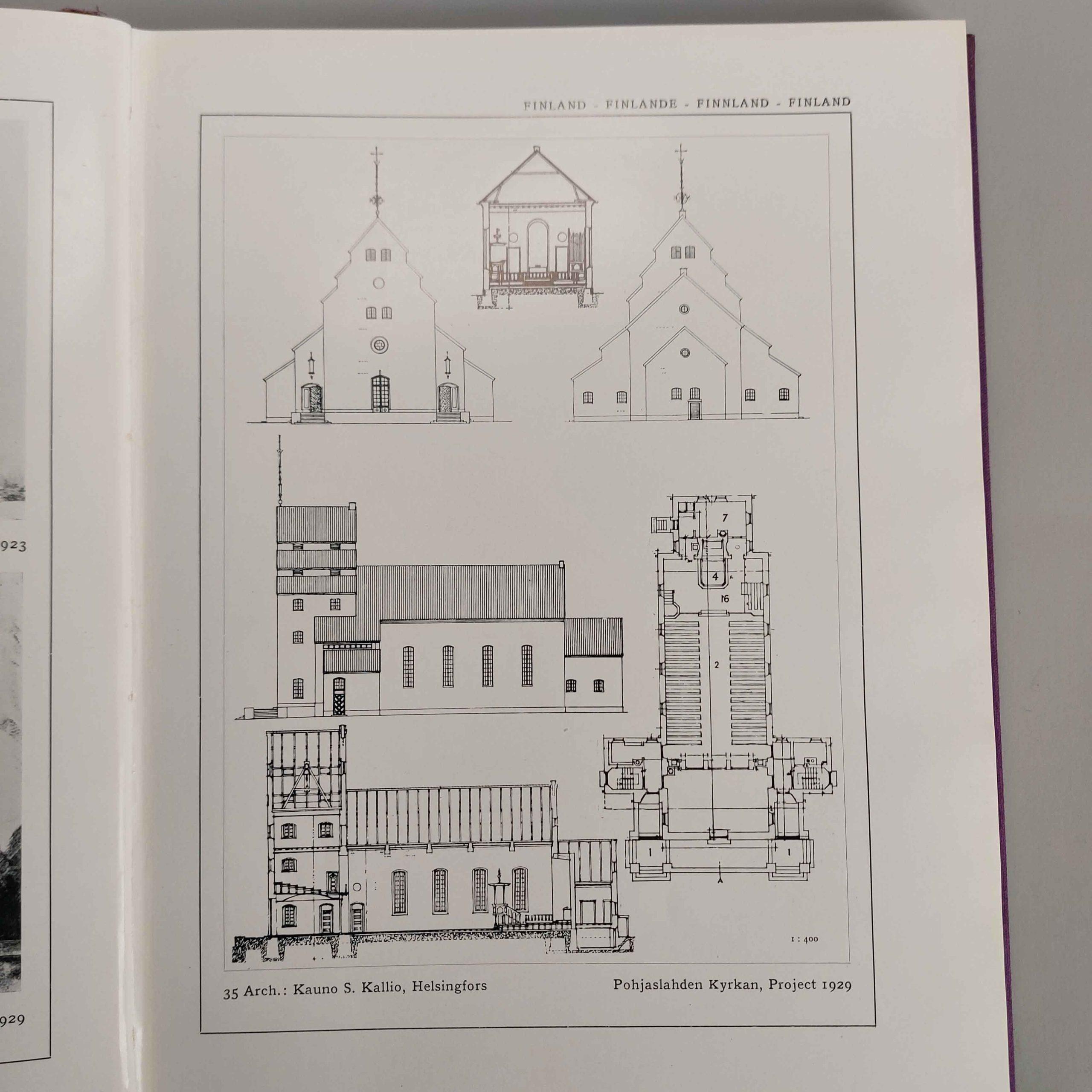 Livre de référence Architecture - Églises modernes en Europe et aux États-Unis, 1931 Bon état - En vente à Amsterdam, Noord Holland