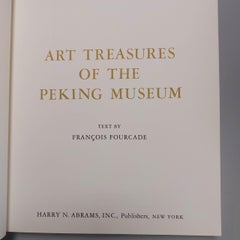 Reference Book Chinese Art - Art Treasures of the Peking Museum Hardcover, 1980