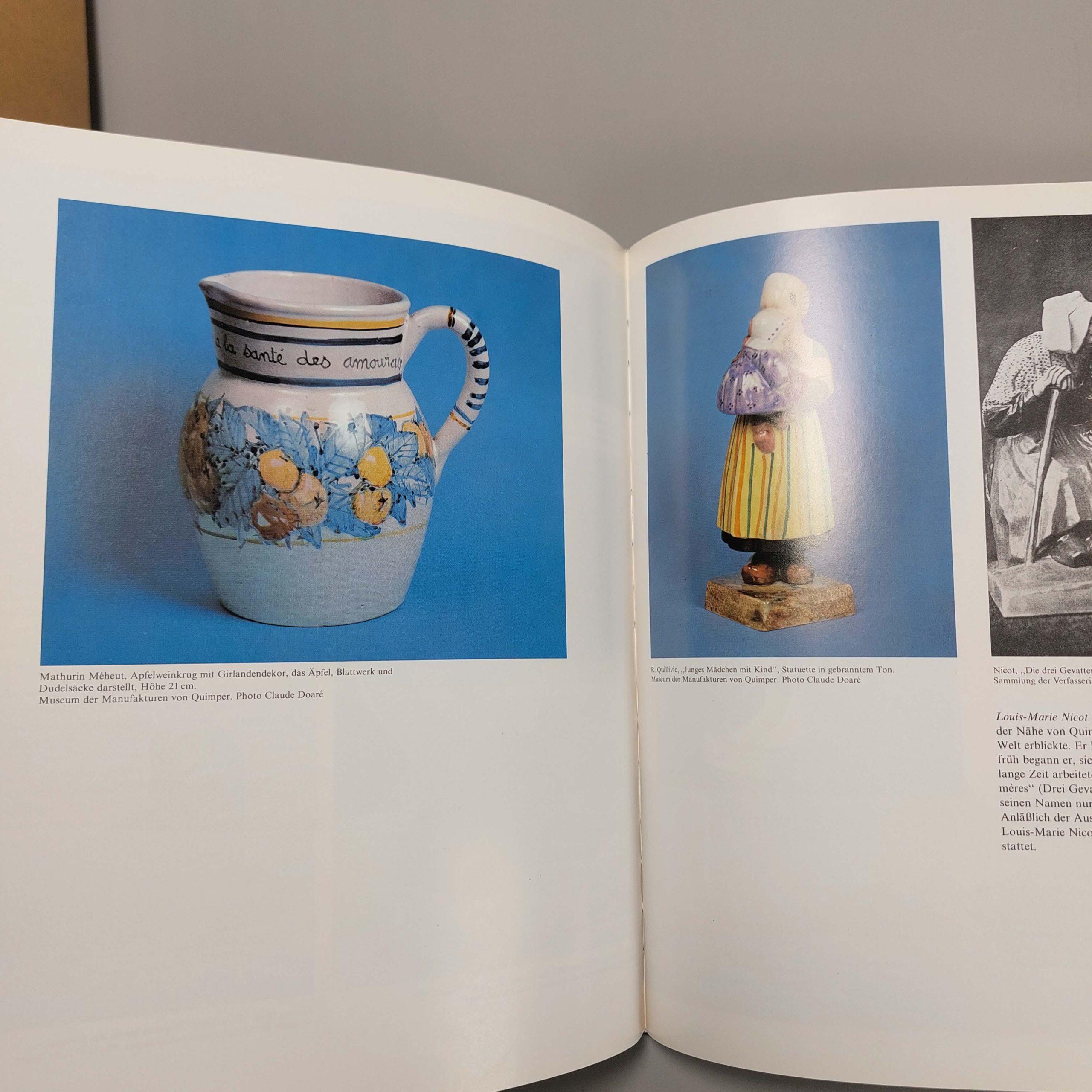 20ième siècle Livre de référence European Porcelain - Fayence aus Quimper - Marjatta Taburet, 1981 en vente