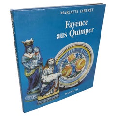 Libro de referencia de porcelana europea - Fayence aus Quimper - Marjatta Taburet, 1981