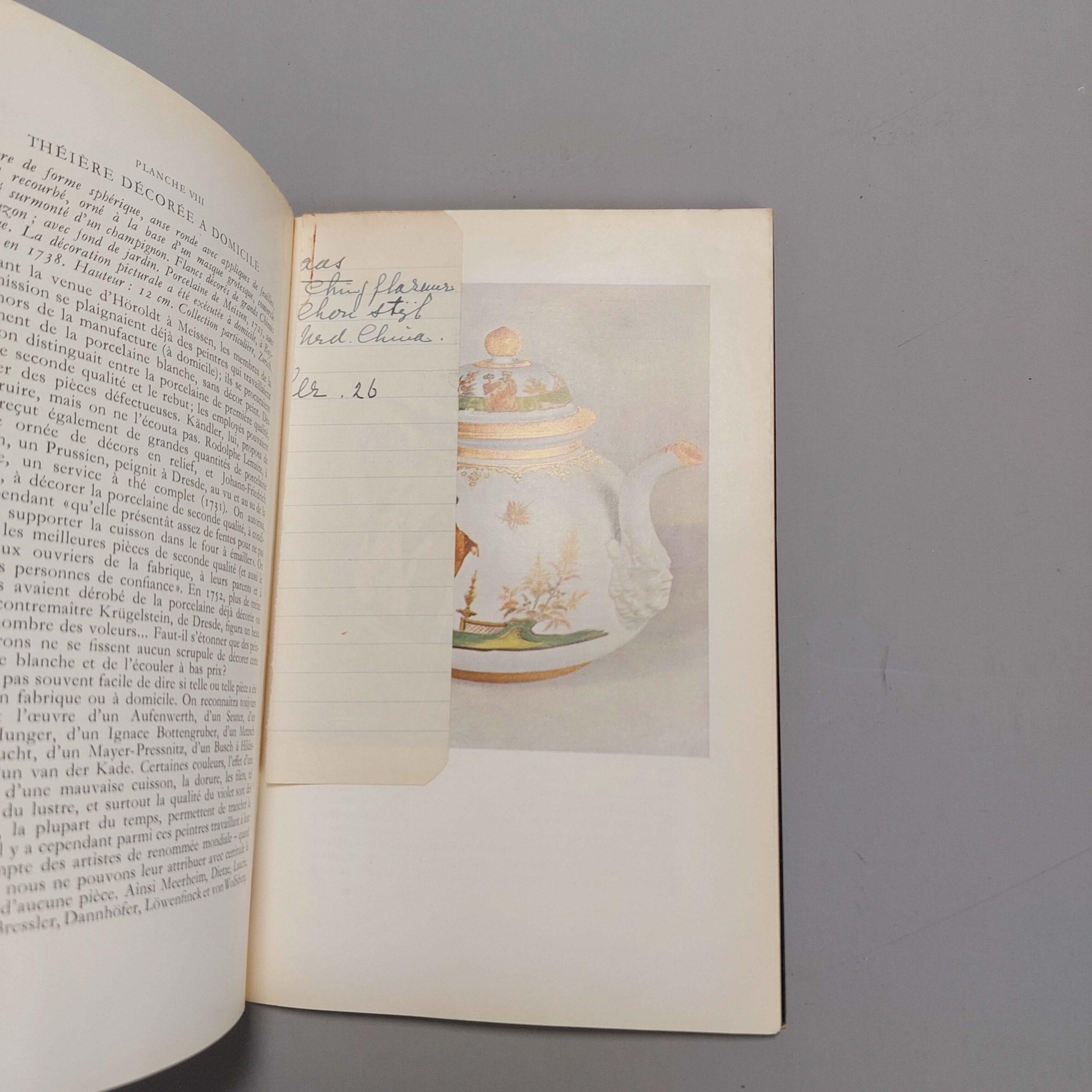 Libro di riferimento sulla porcellana europea - Orbis Pictus 10, Les Porcelaines De Meissen In condizioni buone in vendita a Amsterdam, Noord Holland