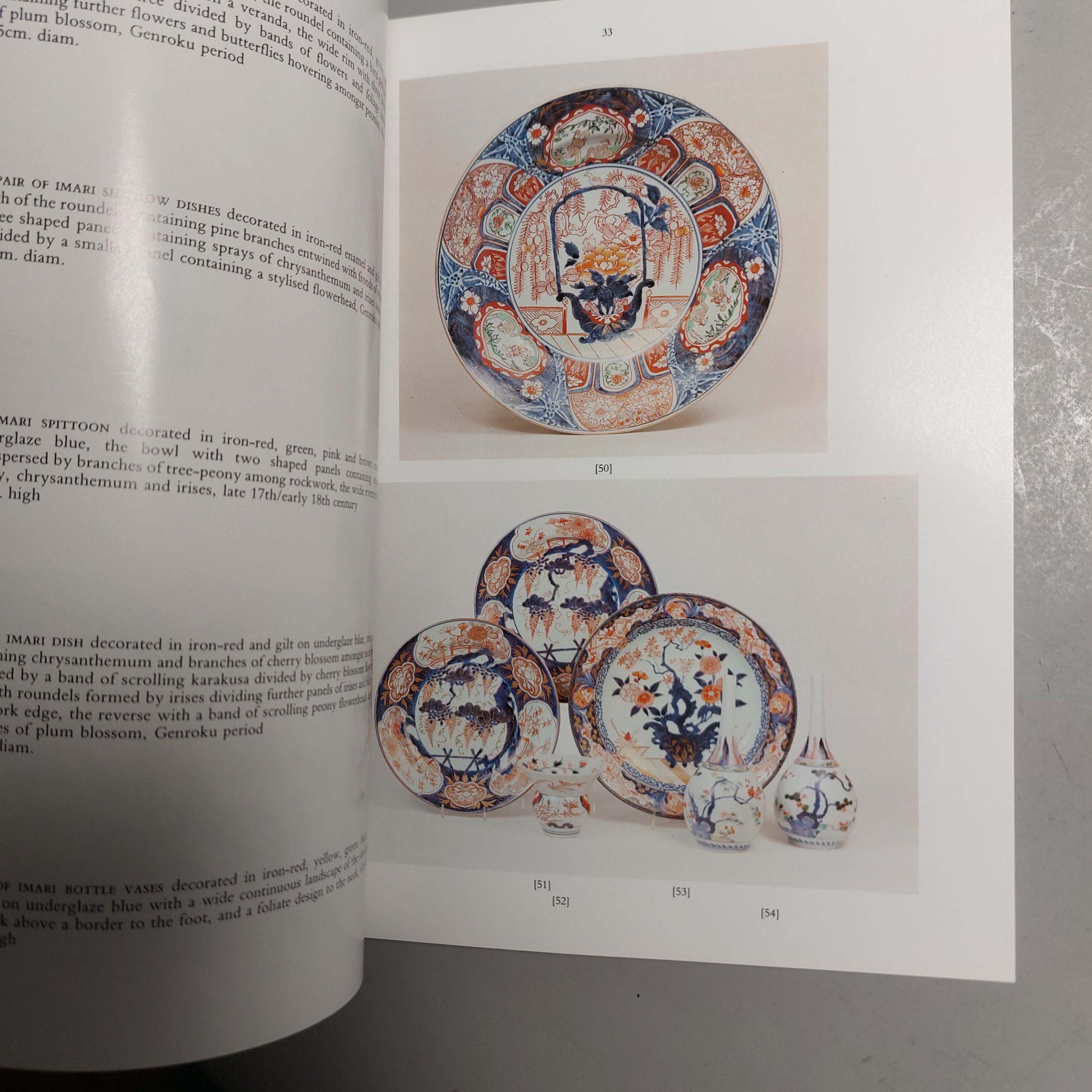 Reference Book Japanese Porcelain & Art - Christies March 1988 Japanese Works of Art Auction Catalogue.

Christie?s - London, Sale title - Japanese Works of Art, Date - 7th March 1988, No. of lots - 446, No. of pages - 153, Illustrated in black and