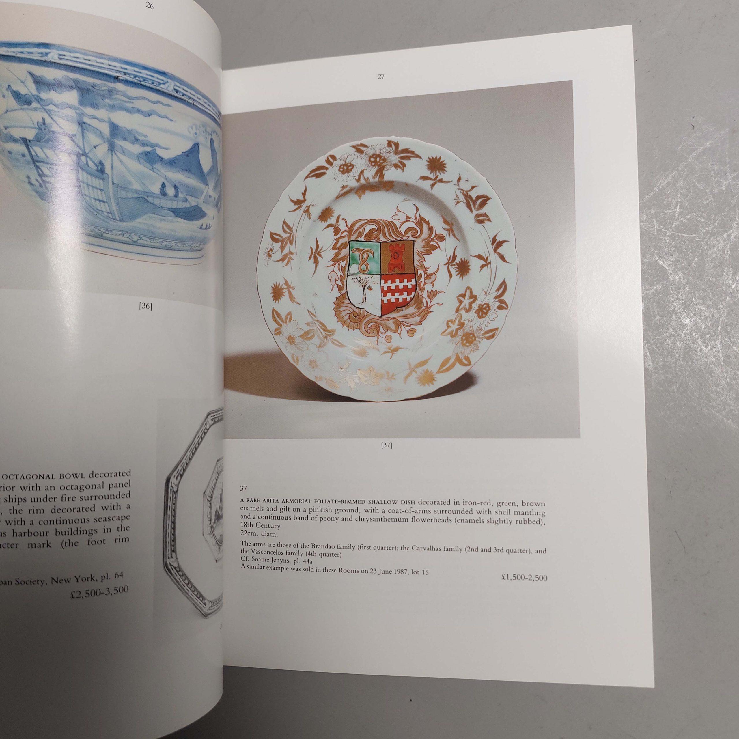 20th Century Reference Book Japanese Porcelain - Christies March Japanese Works of Art, 1988 For Sale