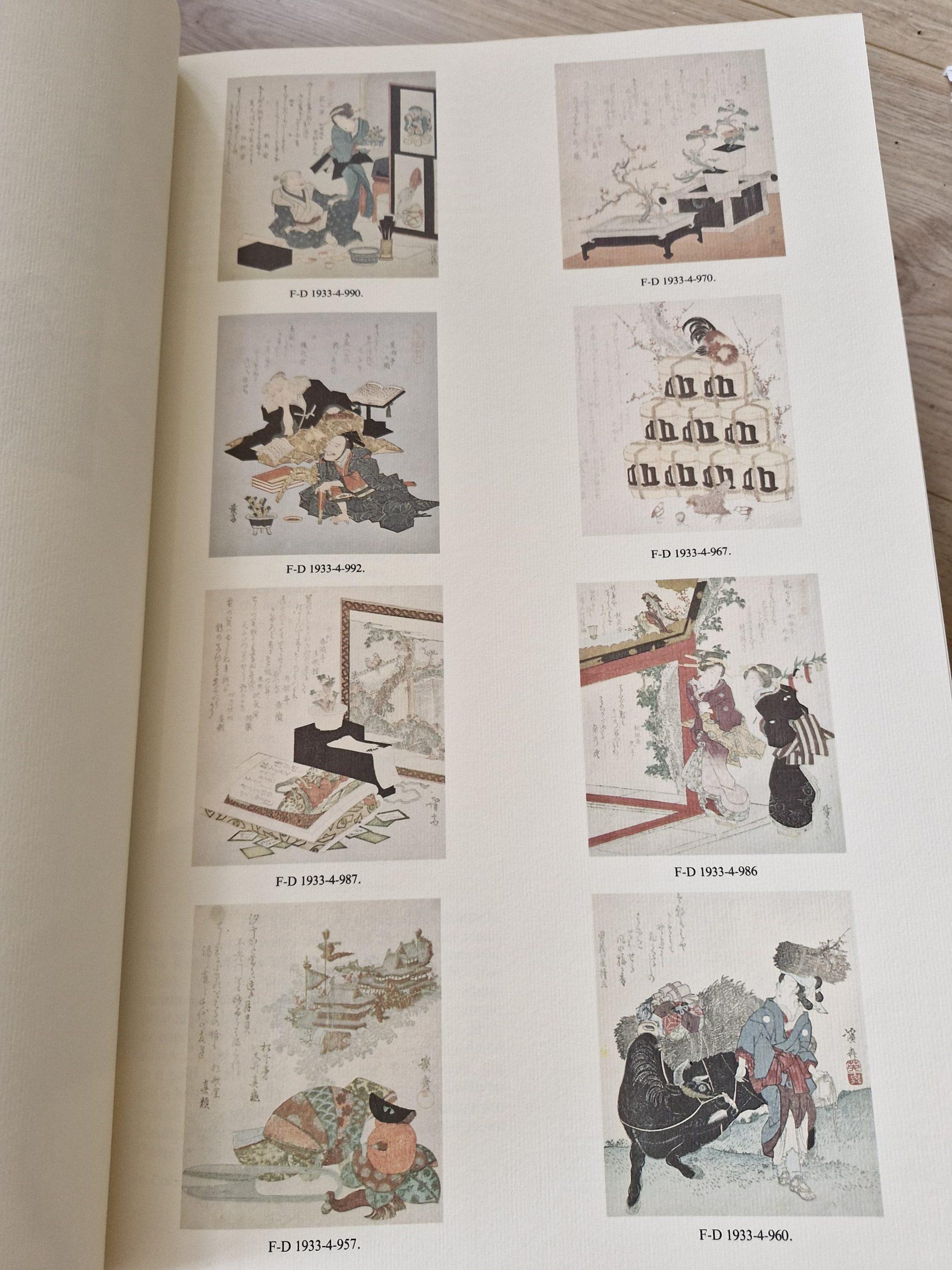 Reference Book Japanese Woodblock Prints – Surimono: Prints by Elbow In Good Condition For Sale In Amsterdam, Noord Holland