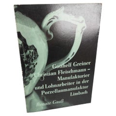 Vintage Reference Book, Manufacturers and Wage Workers in Limbach Porcelain Manufactory