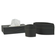 Refined Leather Desk Set by Limac Design, Modern Style, TRIDO