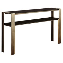 Raffinato tavolo da console in bronzo