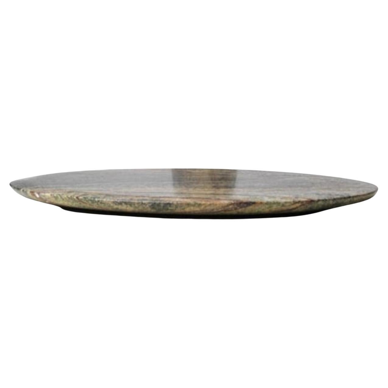 Refinado Mármol Contemporáneo 01 Plato de Mármol Verde Picasso