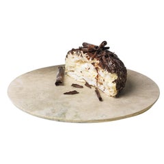 Marmo contemporaneo raffinato 01 Travertino Silver Marble Platter