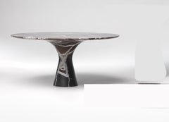Refined Contemporary Marble 02 Rosso Lepanto Marble Cake Stand