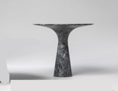 Refined Contemporary Marble 03 Grey Saint Laurent Marble Cake Stand