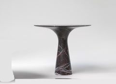 Refined Contemporary Marble 03 Rosso Lepanto Marble Cake Stand