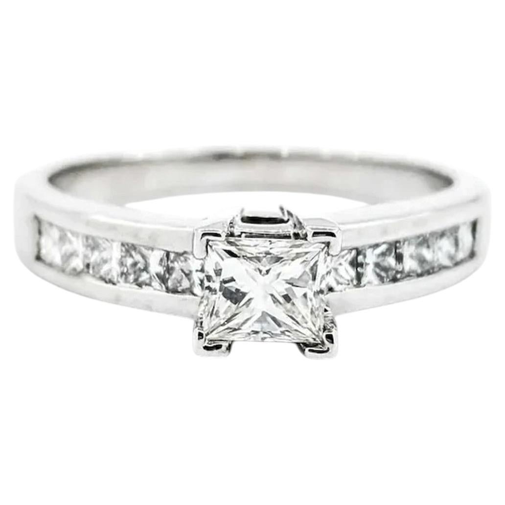Refined Diamond Ring in 14k White Gold