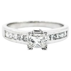 Refined Diamond Ring in 14k White Gold