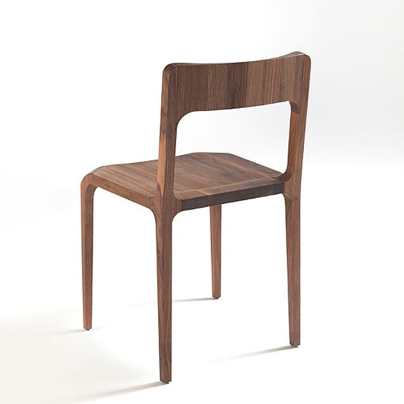Hand-Carved Refined Dining Chair For Sale