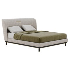 Refined Elysian Bed with Charcoal Headboard