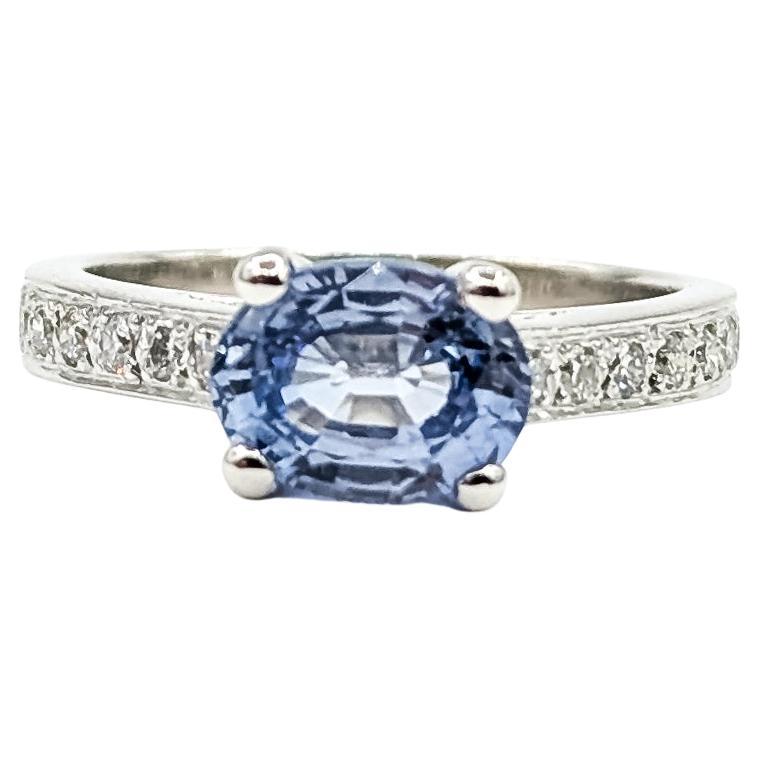 What does a blue sapphire engagement ring mean?