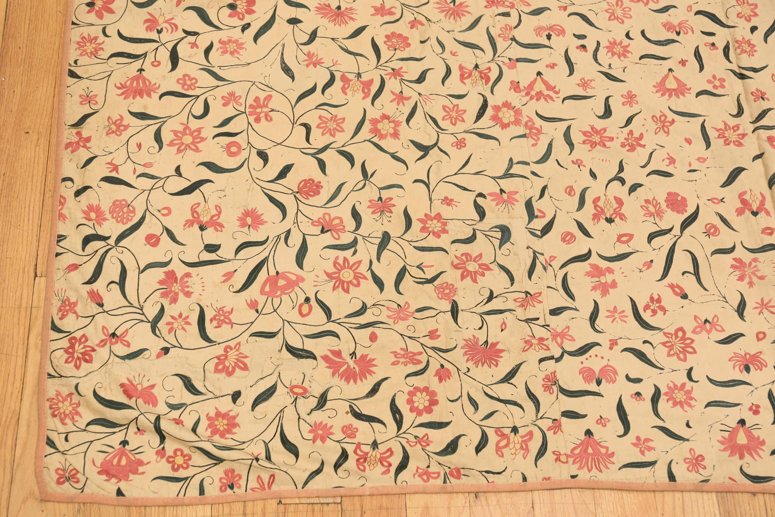 Refiniertes geblümtes Design Antikes Suzani besticktes Textil 6'10