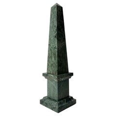 Vintage Refined Marble Obelisk, 20th Century