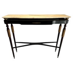 Refined mid-century Italian console table, Paolo Buffa Style, Italy, 1950s Refined mid-century Italian console table, Paolo Buffa Style, Italy, 1950s