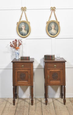 Refined Pair of 19th-Century French Pastel Portraits in Louis XVI-Style Frames