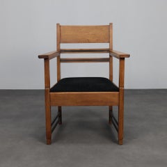 Refinada Pareja de Sillones Art Decó, Atribuidos a L.O.V. Oosterbeek, Años 30