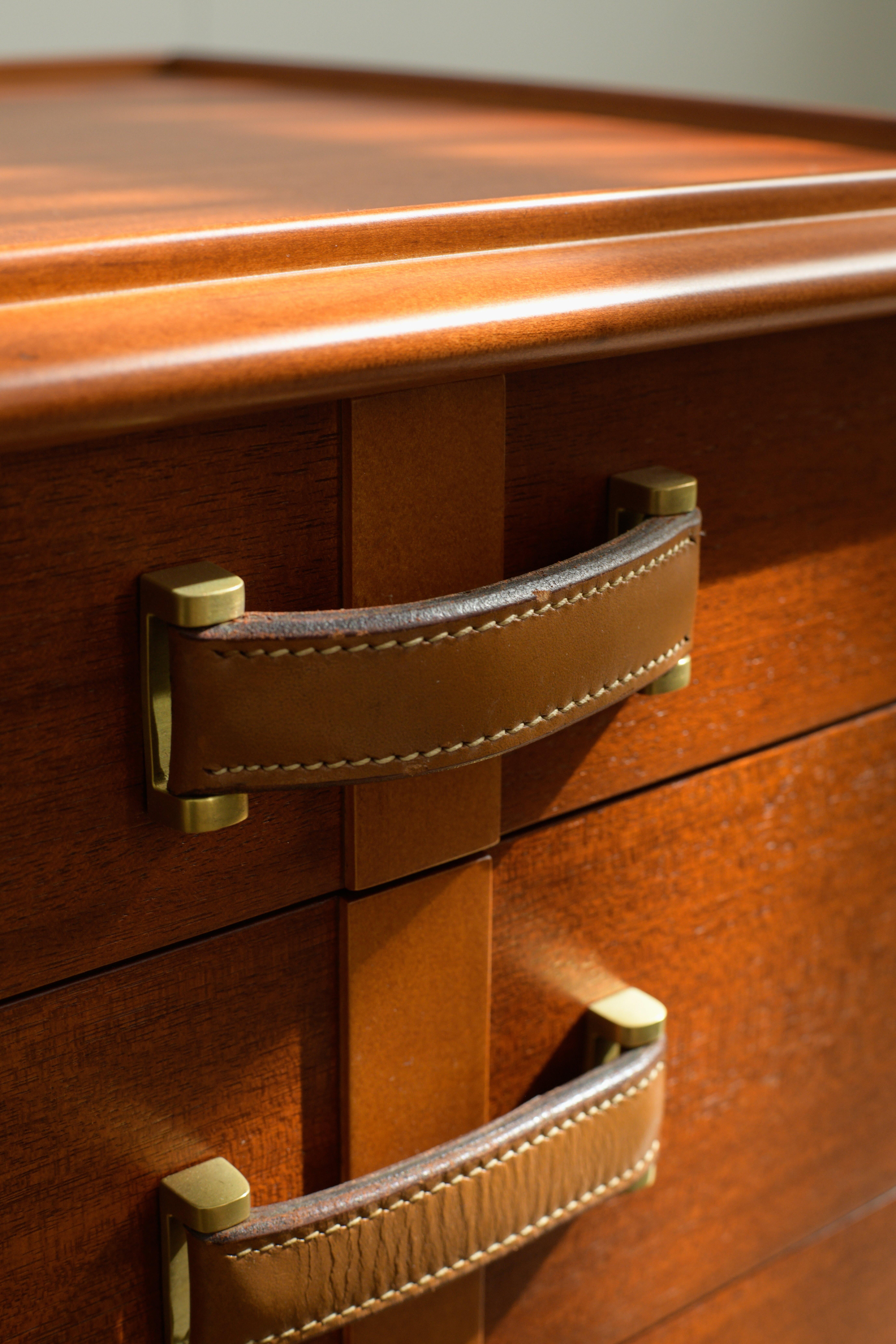 Mid-20th Century Refinished 1940s Paul Frankl Station Wagon Nightstands for Johnson Furniture Co. For Sale