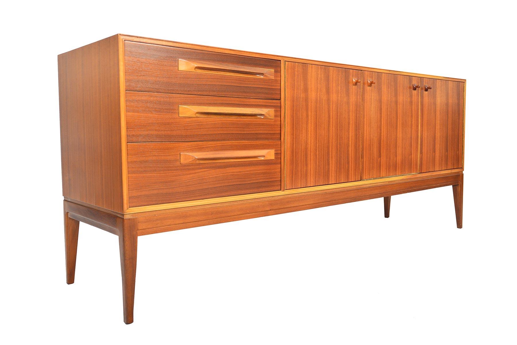 20th Century Refinished A.H. McIntosh Tola and Teak Credenza