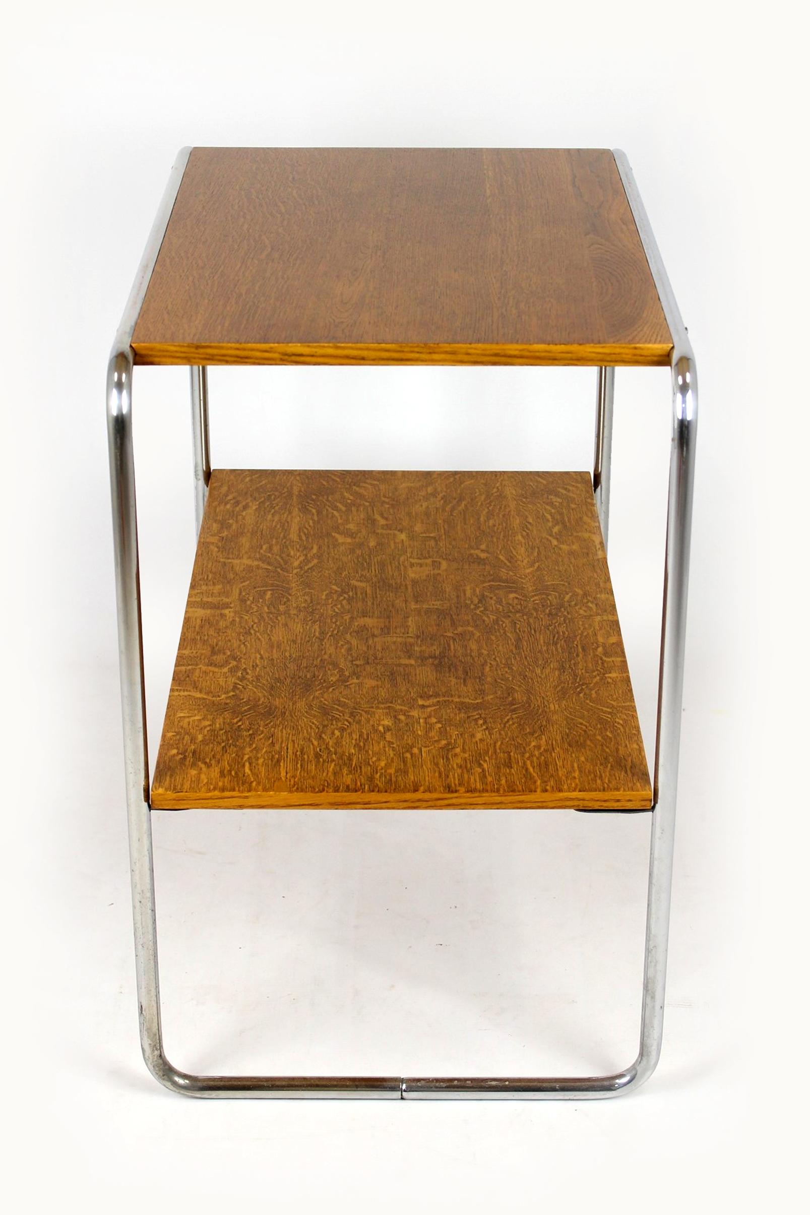 Refinished B12 Side Table by Marcel Breuer, 1940s For Sale 5
