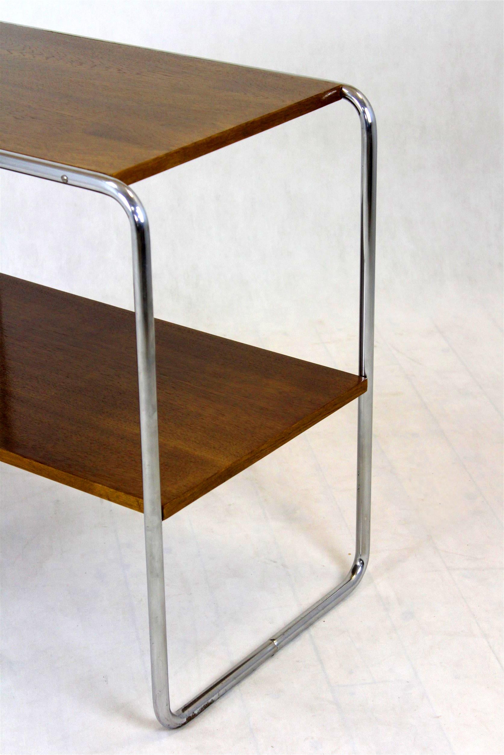 Refinished B12 Side Table by Marcel Breuer, 1940s For Sale 2