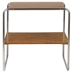 Table d'appoint B12 restaurée par Marcel Breuer, années 1940