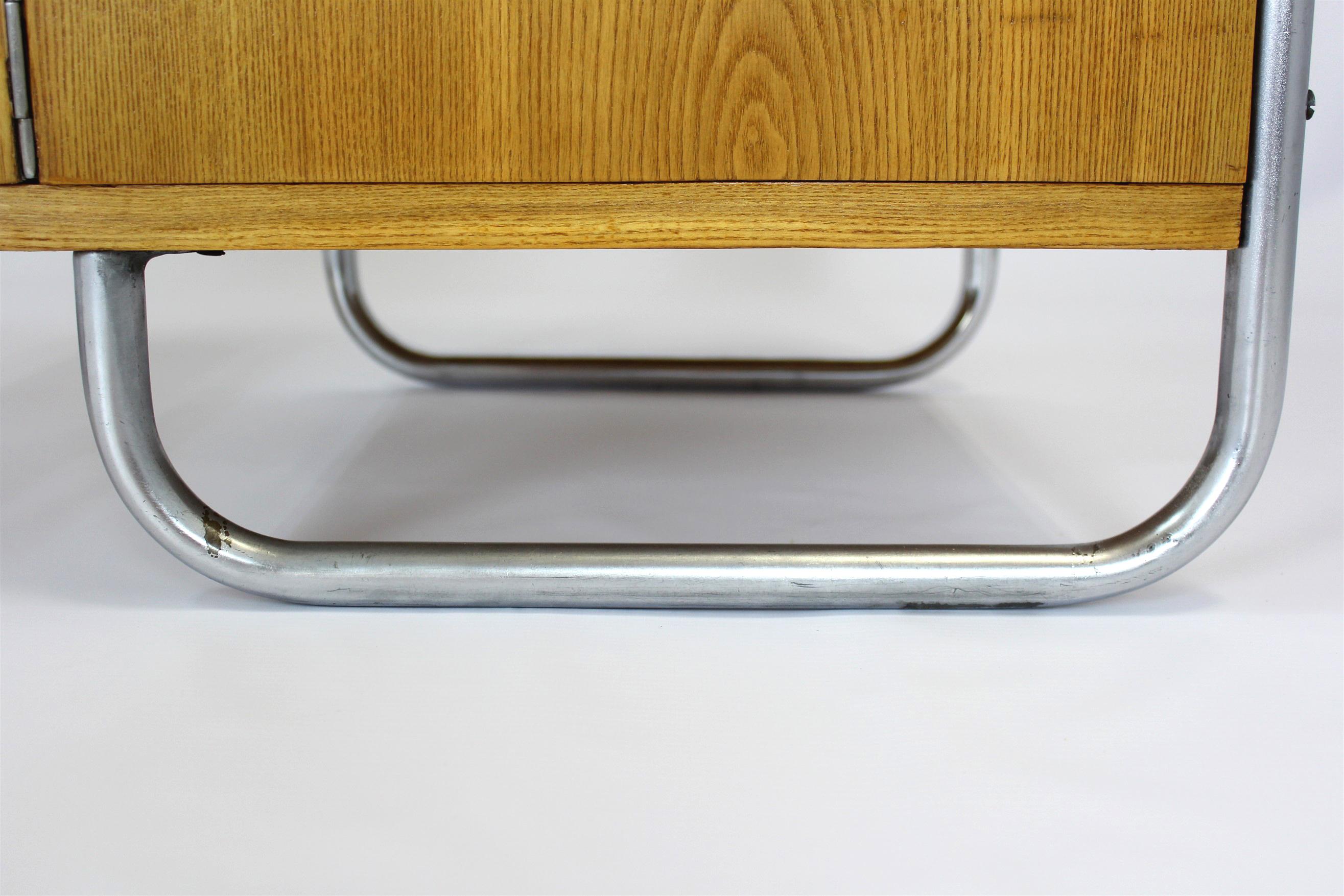 Refinished Bauhaus Tubular Steel Nightstands from Mücke Melder for Famed, 1940s 8