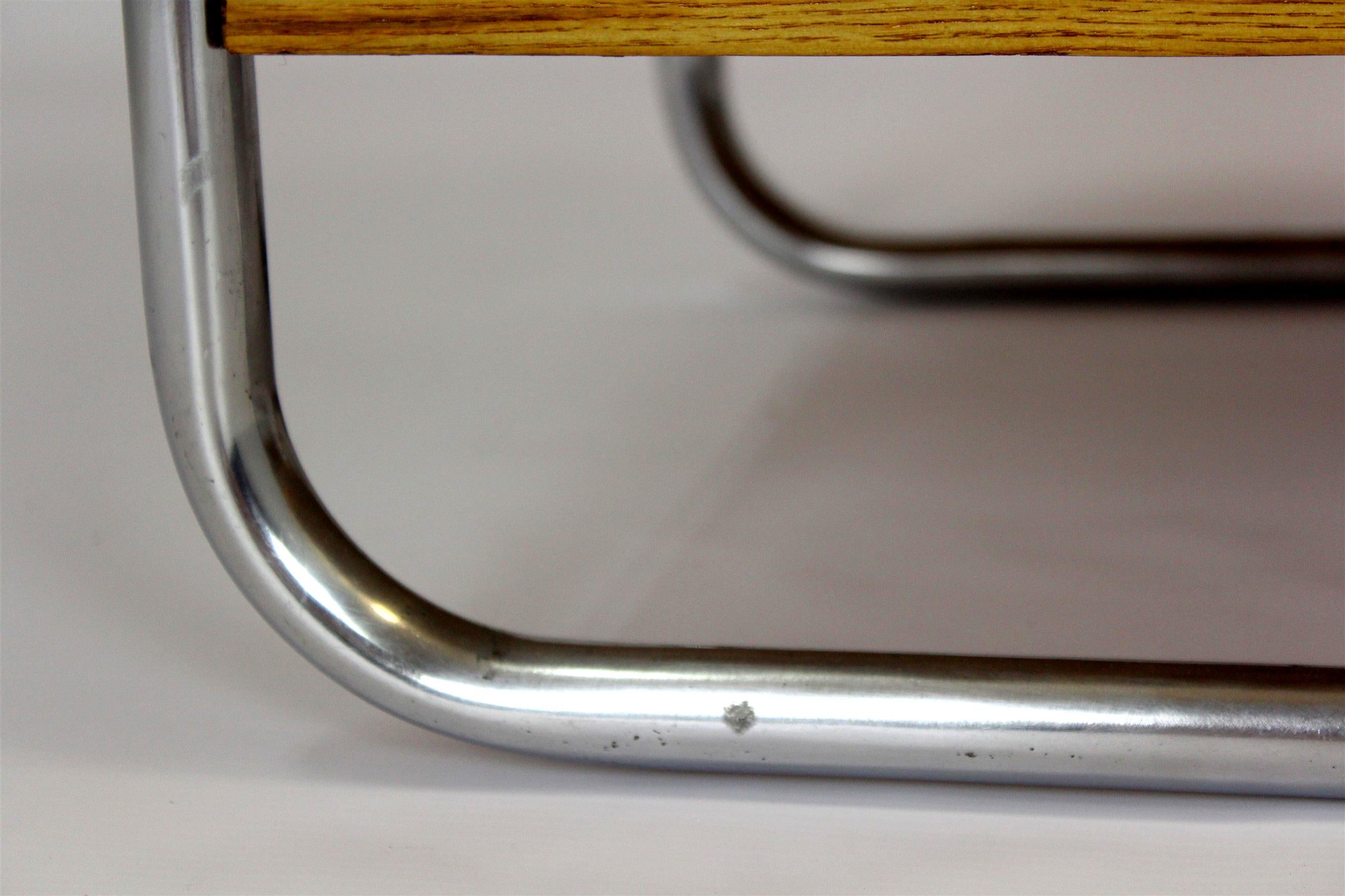 Refinished Bauhaus Tubular Steel Nightstands from Mücke Melder for Famed, 1940s 10