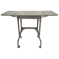 Vintage Refinished Industrial Side Table