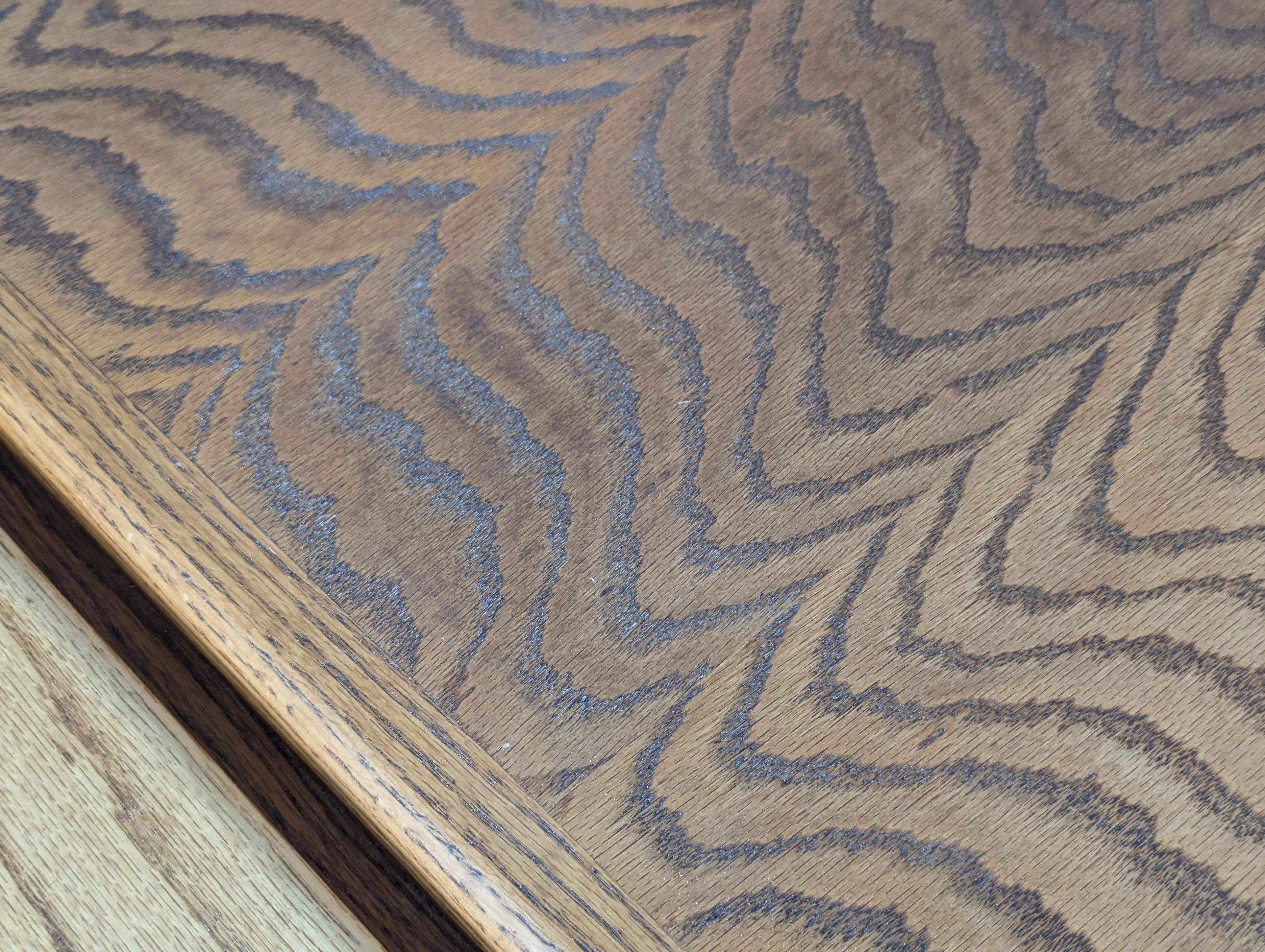 Mid Century Lou Hodges Handcrafted Oak Desk for California Design Group, c1970s 9