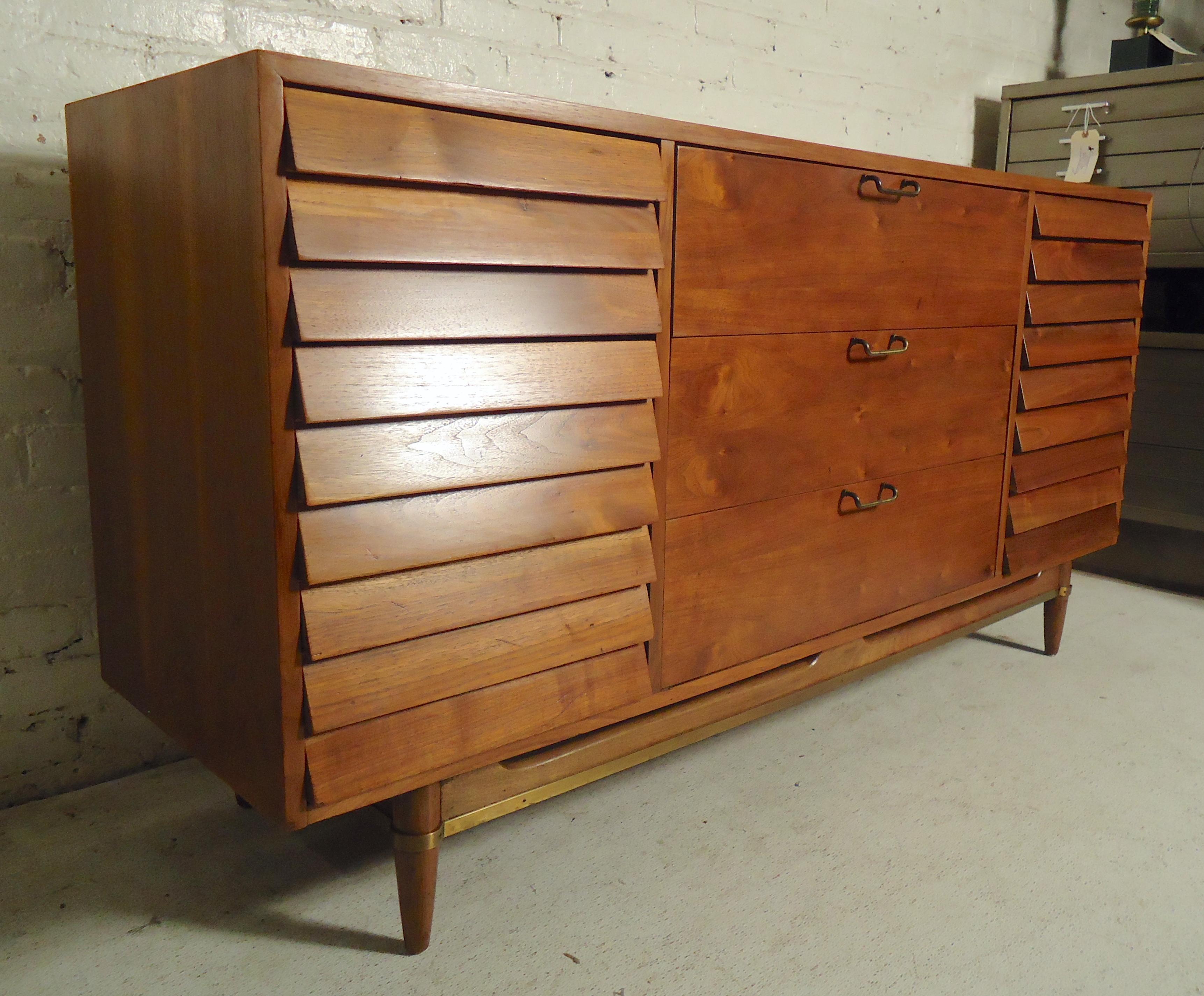 Mid-Century Modern Refinished Midcentury Dresser