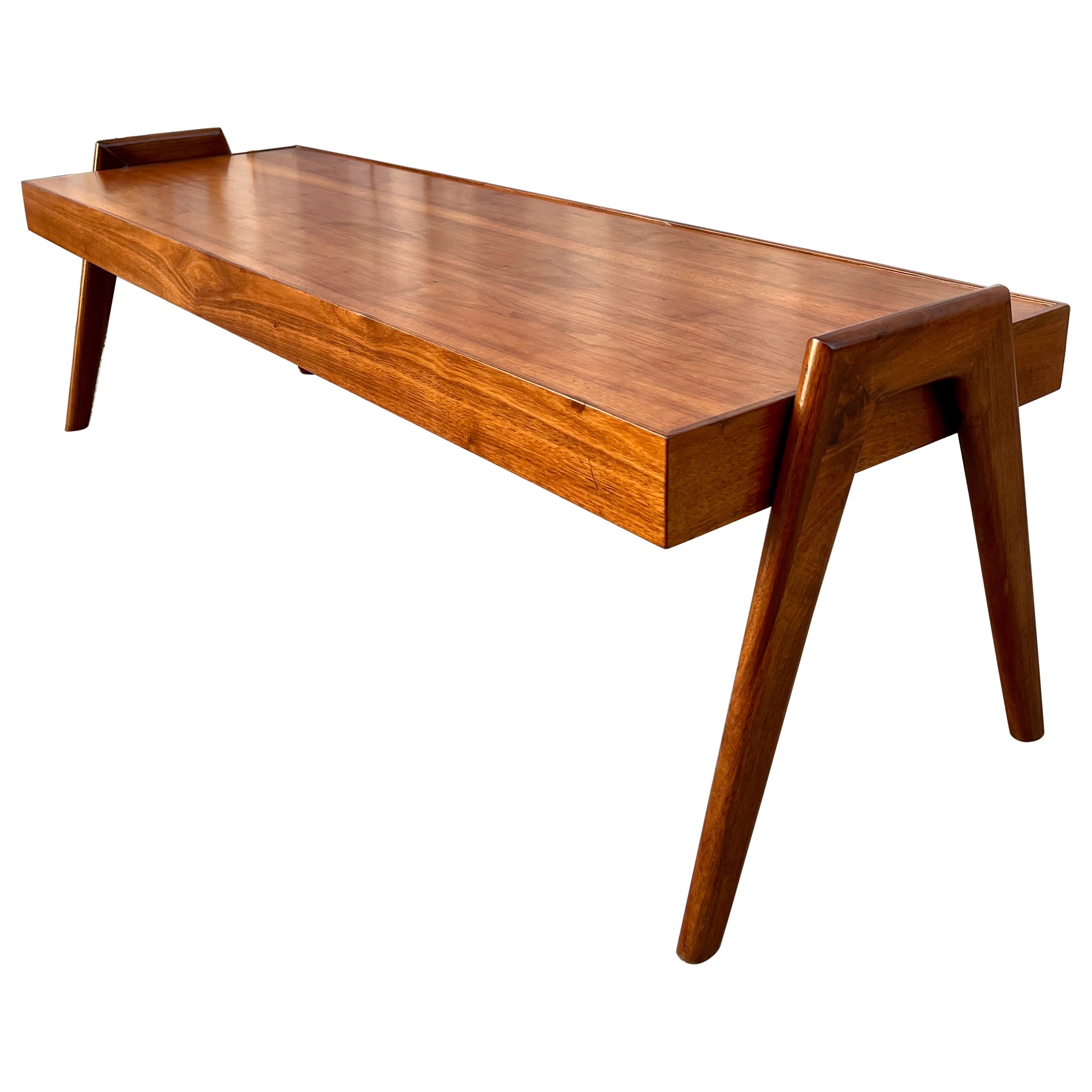 Refinished Mid Century Modern Coffee Table By Otmar Of Cincinnati. C 1960s