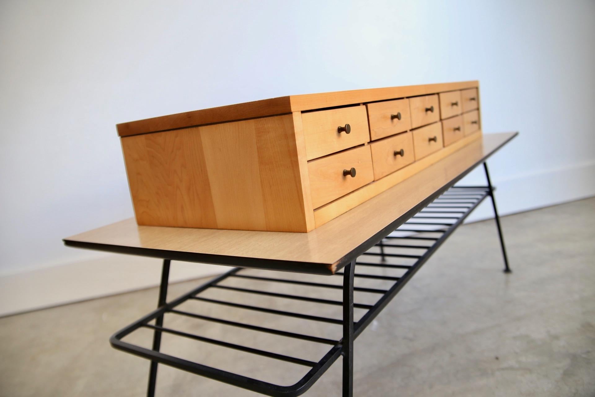 Refinished Paul McCobb Jewelry Chest / Small Chest In Good Condition In St. Louis, MO