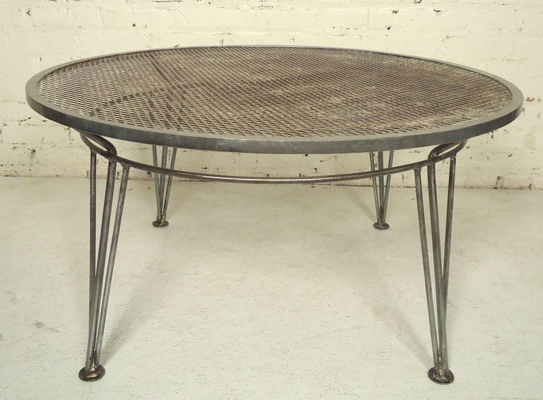 Refinished Salterini Metal Table For Sale at 1stDibs salterini table