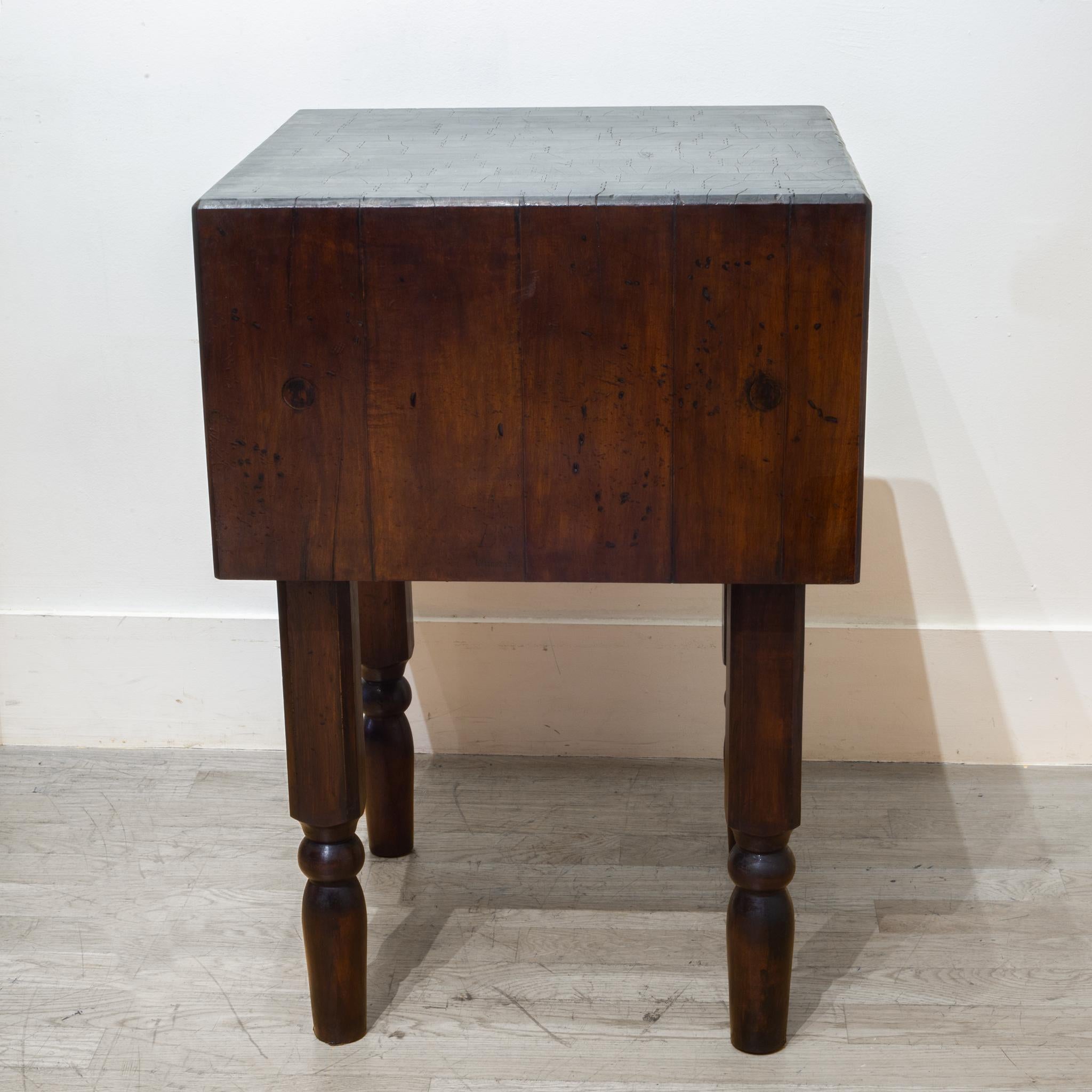 antique boos butcher block