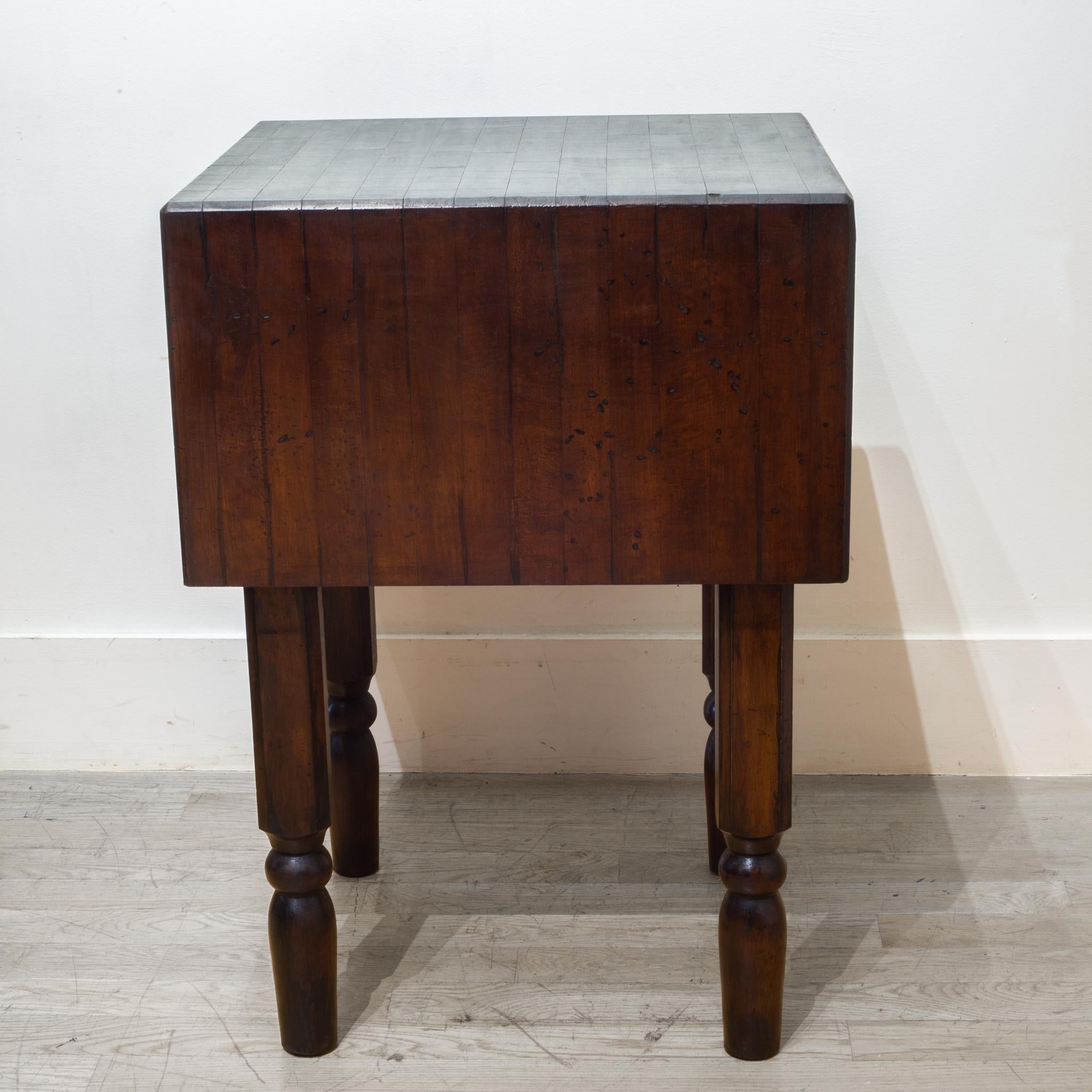 American Refinished Vintage John Boos Solid Maple Butcher Block, circa 1970