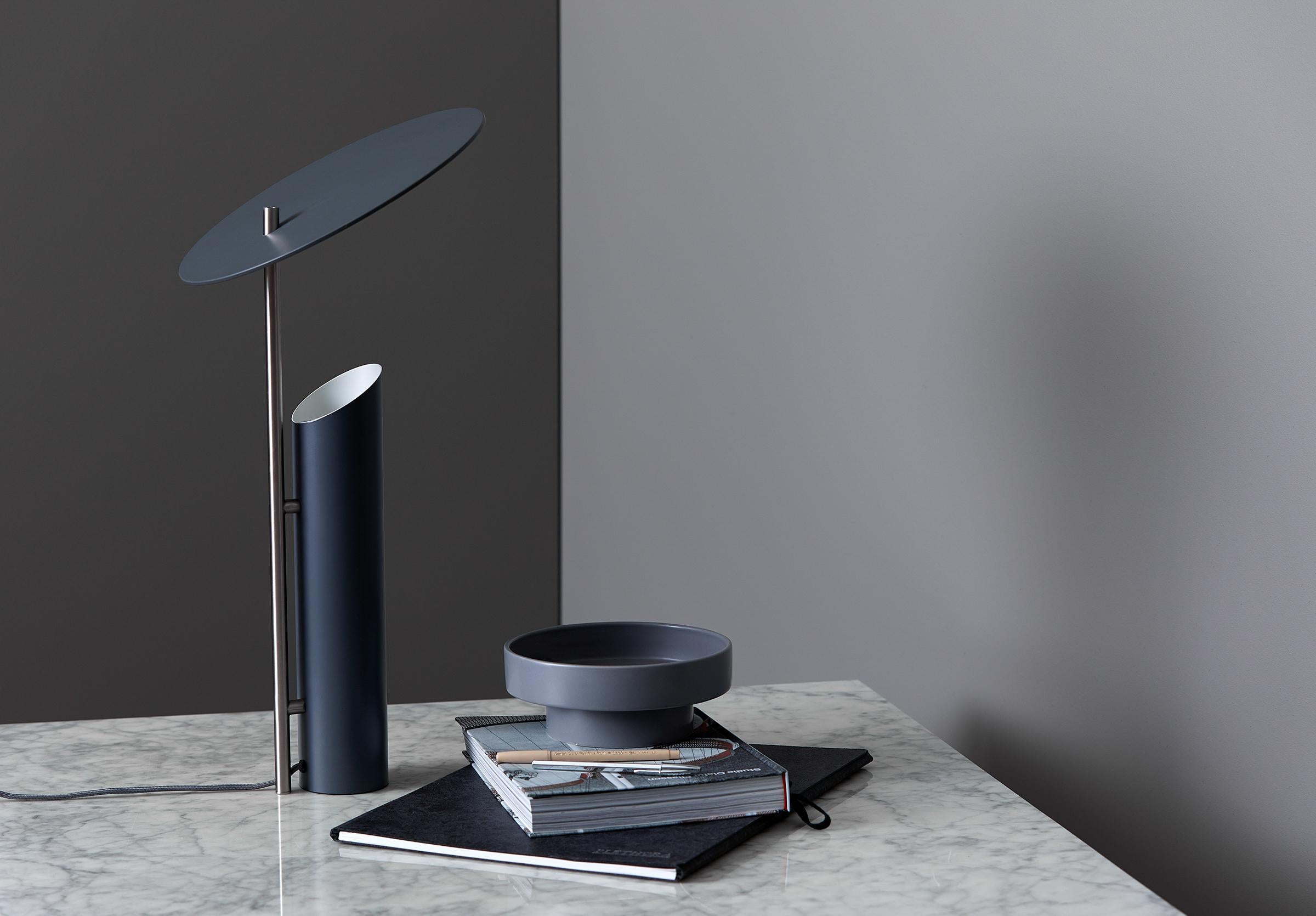 Reflect Table Lamp in Grey by Verner Panton 8