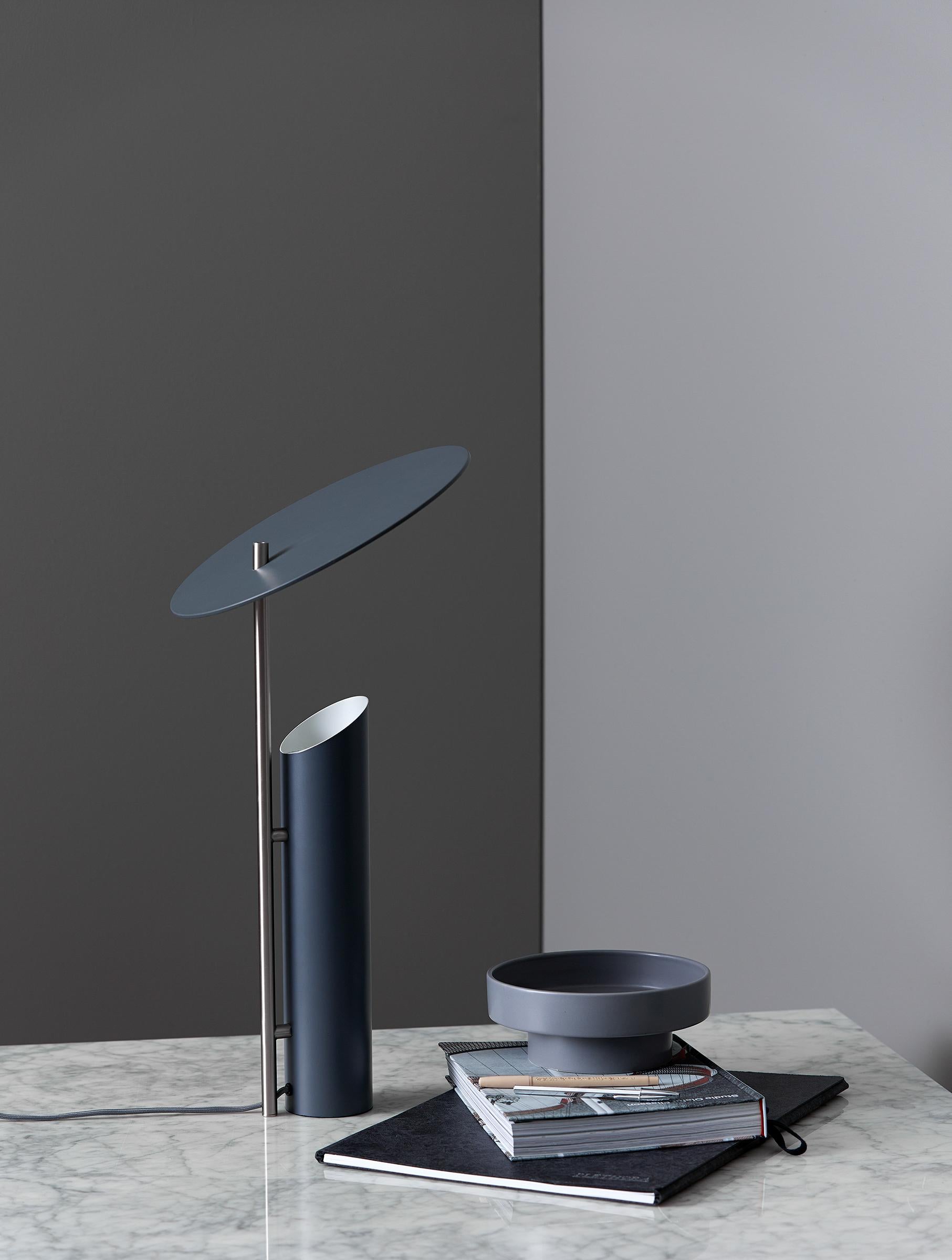 Reflect Table Lamp in Grey by Verner Panton 9