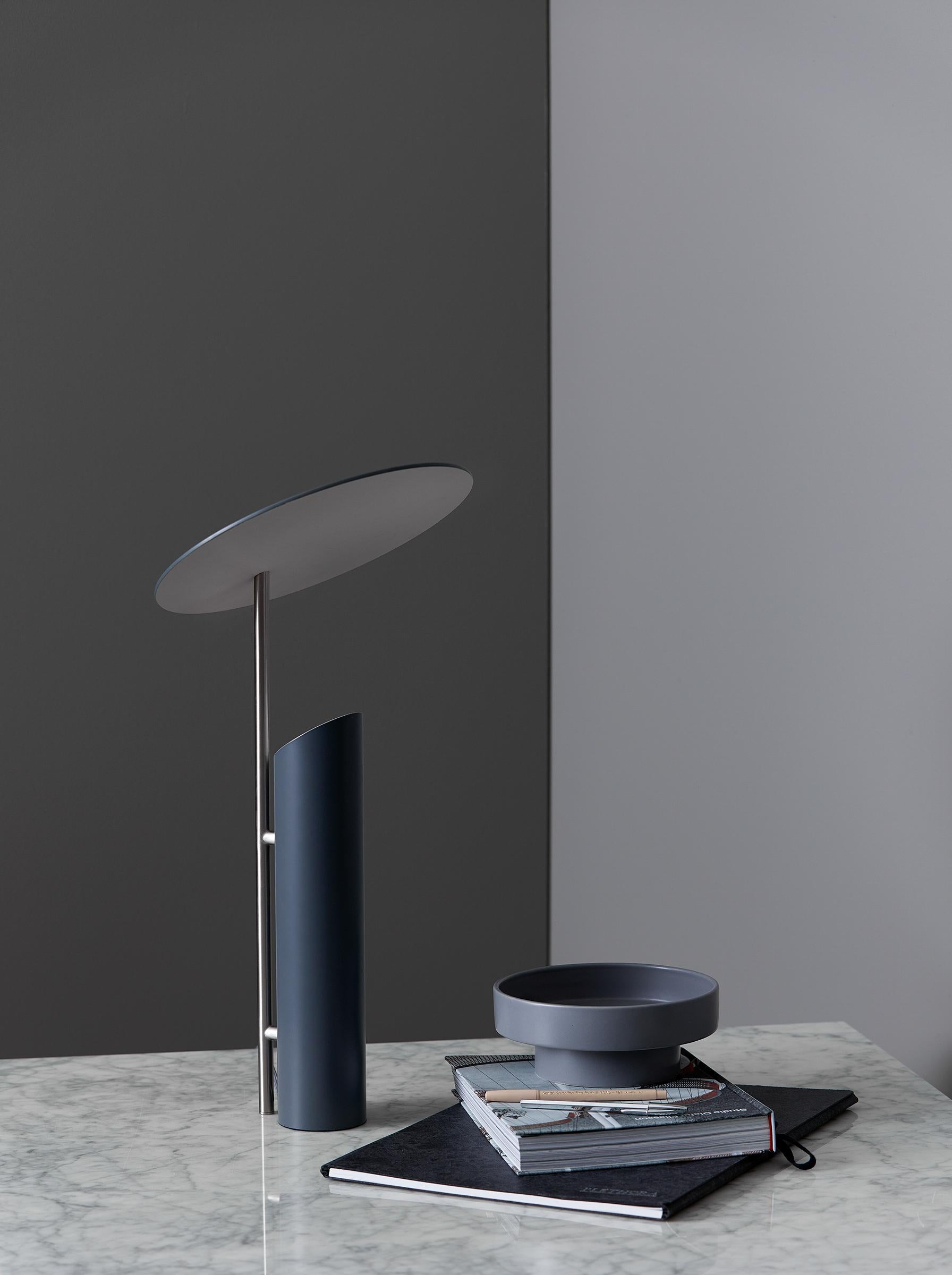 Reflect Table Lamp in Grey by Verner Panton 10
