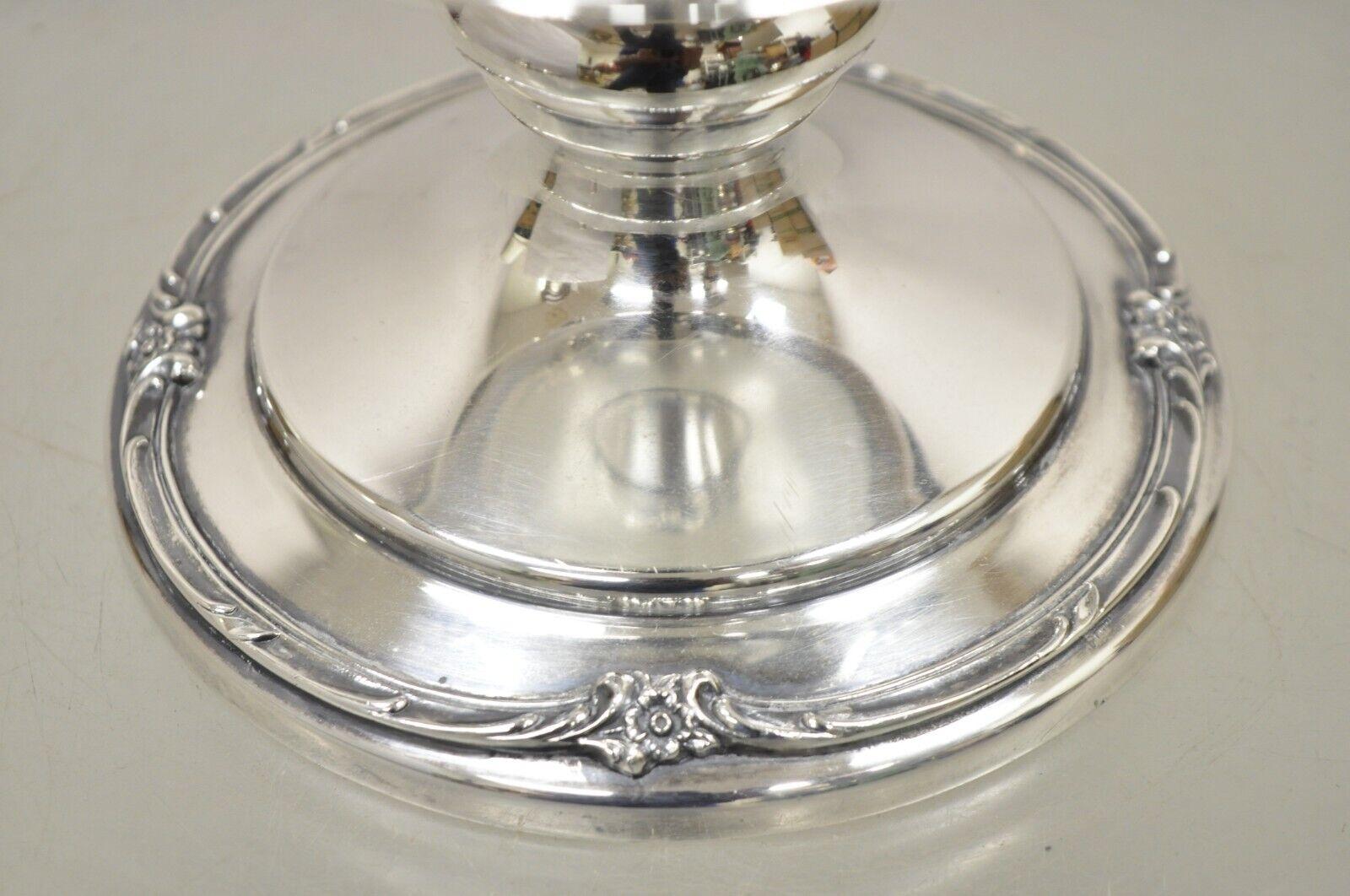 Reflejo 1847 Rogers Bros Plato de plata Copa trofeo Champán Enfriador Cubo de hielo 2