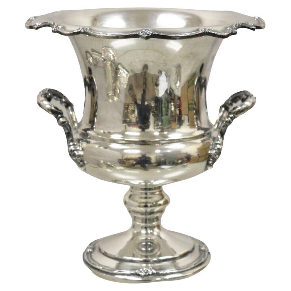 Reflection 1847 Rogers Bros Silver Plate Trophy Cup Champagne Chiller Ice Bucket For Sale